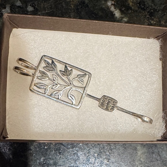 Silpada Silver, Turquoise, Black and White Tree of Life - Picture 4 of 4